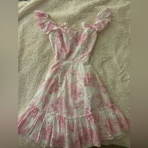 Hello Molly Pink Floral Dress